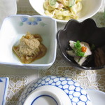 山崎旅館 - 小鉢もいけてます。