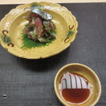 麻布十番 ふくだ - 貝アレルギーの自分は根室のさんまのたたき。