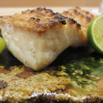 麻布十番 ふくだ - 炭火でふっくらと焼きあがっています。