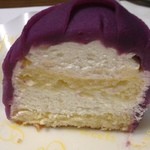 F - 紫芋のモンブランの断面