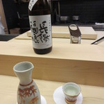 麻布十番 ふくだ - 最後は「長陽福娘」八反錦 純米火入れで。