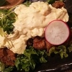 宮崎料理きかんたろby侍 - タルタルたっぷりチキン南蛮（2015/10末）