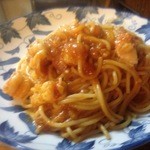 宮津の蕪村 - エビ味噌パスタ