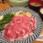 Shaburakutei - 豚ロースしゃぶしゃぶ定食¥1000