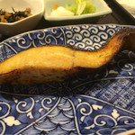炭火魚 旬彩料理 坂本 - 銀ムツは柚の香り