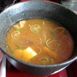 KU: - 具沢山の味噌スープ
