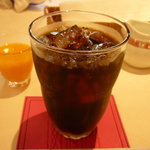 ミュージアムカフェ - アイスコーヒー、オレンジジュース