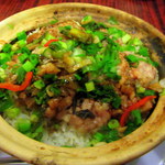 嚐囍煲仔小菜 - 梅菜肉餅飯　