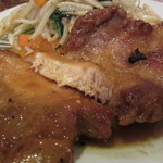 レストラン・サカキ - 20151027　ポークジンジャー　断面写真