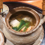Kappou Miraku - 椀物（松茸と鱧の土瓶蒸し）