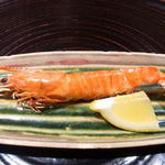 割烹味楽 - 車海老の塩焼き