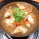 割烹味楽 - お味噌汁（カニ）