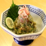 なごみ月 - いさきのなめろう