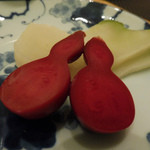 築地すし好 JIN仁 - ひょうたん型の漬物