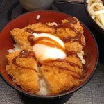 Sushiya Gin Zou - ソース海老カツ丼温玉のせ