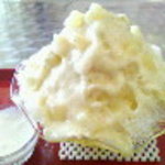 埜庵 - りんご氷800円*2004.08~2008.07