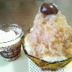 埜庵 - ミルク杏仁マロン800円*2004.08~2008.07