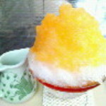 埜庵 - あんずババロア氷800円*2004.08~2008.07