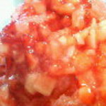 埜庵 - ミルク杏仁濃生いちご800円*2004.08~2008.07