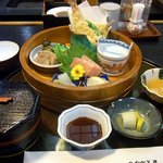 活魚 なべしま - 手桶膳　１４００円