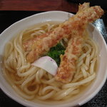88うどん 眞力 - 「かけうどん」（大盛）＋「ちくわ天」