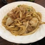 鳥やす - 焼うどん。定番ですね！