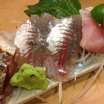 ひさ花 - 刺し盛り右側