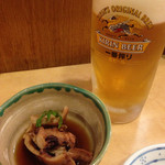 ひさ花 - ビールとお通し