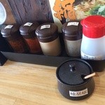 鴨錦 - これらを使って、ある程度の味の調整が可能