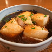 そば会席 立会川 吉田家 - 揚げ出し豆腐