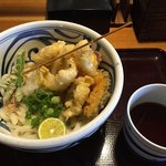 麺処まはろ - 鱧の天ぷらうどん　ぶっかけ