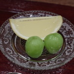 松川 - 2015/10グレープフルーツゼリー 岡山桃太郎ぶどう