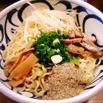 麺鮮醤油房 周月 - 油そば　680円+大盛100円