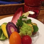 バーラヴァン エム ジュエ - 新鮮お野菜のバーニャカウダ！（通常の半分の量です）