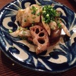 プラットホーム - 万寿貝、ホタテ、旬野菜のソテー