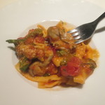 本日は牡蠣のパスタ生パスタの食感がGOOD！