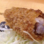 金の豚 おか田 - ロース串揚げ200円