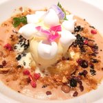 レストランエール - ランチコース 4752円 のモンブラン