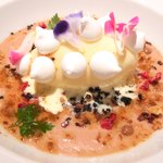 レストランエール - ランチコース 4752円 のモンブラン