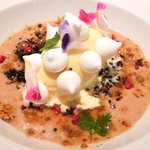 レストランエール - ランチコース 4752円 のモンブラン