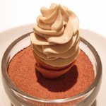 レストランエール - ランチコース 4752円 のフォアグラのソフトクリーム