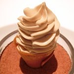 レストランエール - ランチコース 4752円 のフォアグラのソフトクリーム