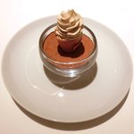 レストランエール - ランチコース 4752円 のフォアグラのソフトクリーム