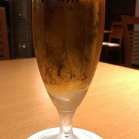 駒形前川 東京スカイツリー ソラマチ店 - グラスビール（412円）