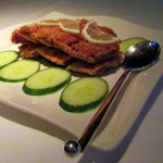 天外天  - アヒルのカツレツレモンソース添え