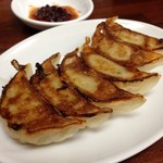 ラーメン神山 - H.27.9.29.夜 ビールセット 500円の餃子