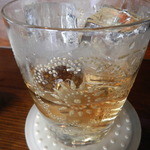 ラム酒(ロック)キャプテンモルガン