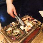 磯坊主 - はんぺんはお兄さんが焼いてくれる。