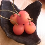 新橋 かま田 - さくらんぼ