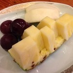 海鮮料理 吾作どん  - H.27.9.27.夜 サービス食後のフルーツ
